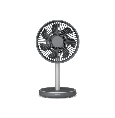 Duux Fan | Rize Flex | Stand Fan | Grey | Diameter 21 cm | Number of speeds 4 | Oscillation | 10 W | No