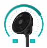 Duux Fan | Whisper Flex 2 | Stand Fan | Black | Diameter 34 cm | Number of speeds 30 | Oscillation | 2-21.5 W | Yes