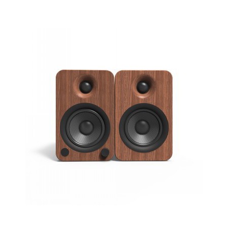 KANTO AUDIO 5.25" DRIVER - POWERED SPEAKERS WITH BLUETOOTH® AND PHONO PREAMP - WALNUT (INCL. TYPE F & G POWER CORDS)