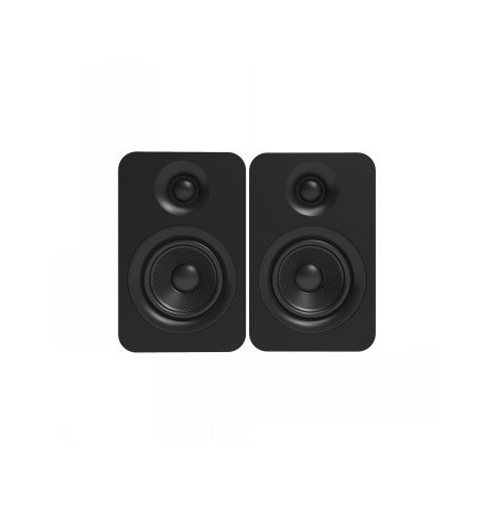 KANTO AUDIO PAIR - PASSIVE SPEAKERS WITH 1" SILK DOME TWEETER AND 4" KEVLAR WOOFER - BLACK