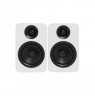 KANTO AUDIO PAIR - PASSIVE SPEAKERS WITH 1" SILK DOME TWEETER AND 4" KEVLAR WOOFER - WHITE