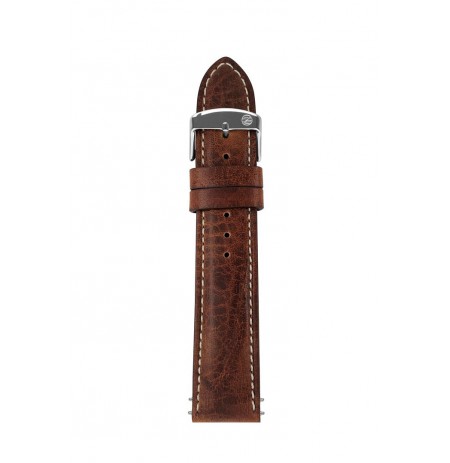 Leather strap Zeppelin, brown 20 mm