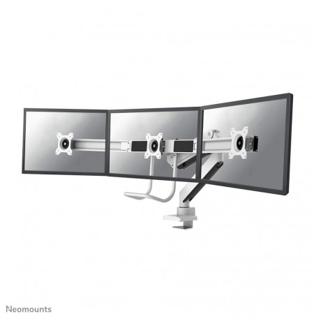 Neomounts NM-D775DX3WHITE Monitor arm 17-27" - gas spring - Topfix - 180°-stop