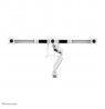 Neomounts NM-D775DX3WHITE Monitor arm 17-27" - gas spring - Topfix - 180°-stop