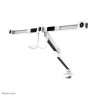 Neomounts NM-D775DX3WHITE Monitor arm 17-27" - gas spring - Topfix - 180°-stop