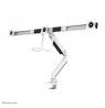 Neomounts NM-D775DX3WHITE Monitor arm 17-27" - gas spring - Topfix - 180°-stop