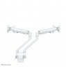 Neomounts FPMA-D750DWHITE2 Monitor arm 10-32" - gas spring - Topfix - 180°-stop