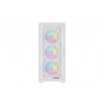 HOUSING GENESIS DIAXID 605 ARGB MIDI TOWER WITH USB-C WINDOW WHITE