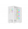 HOUSING GENESIS DIAXID 605 ARGB MIDI TOWER WITH USB-C WINDOW WHITE