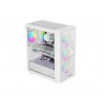 HOUSING GENESIS DIAXID 605 ARGB MIDI TOWER WITH USB-C WINDOW WHITE