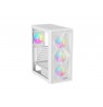 HOUSING GENESIS DIAXID 605 ARGB MIDI TOWER WITH USB-C WINDOW WHITE