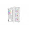 HOUSING GENESIS DIAXID 605 ARGB MIDI TOWER WITH USB-C WINDOW WHITE