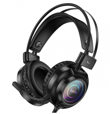 Hoco W110 Resource Gaming Headset Wired USB+ Jack 3.5 In-Ear Black
