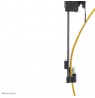 Neomounts FPMA-CH100BLACK Monitor arm 10-30" - for separation wall - rotatable