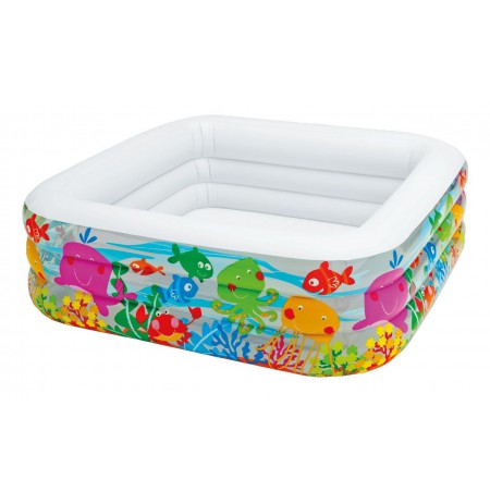 Swimming pool aquarium square 159X159X50 57471NP 54719