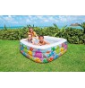 Swimming pool aquarium square 159X159X50 57471NP 54719