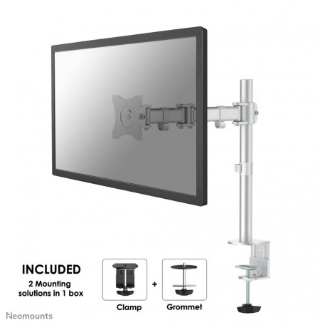 Neomounts NM-D135SILVER Monitor arm 10-30"