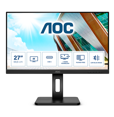 U27P2CA | 27 " | IPS | 60 Hz | 4 ms | 3840 x 2160 pixels | 350 cd/m² | HDMI ports quantity 2