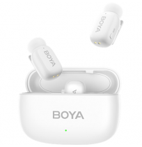 Boya | Mini-13 Ultracompact 2.4GHz Wireless Microphone System with lightning+USB-C | White