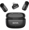 Boya | Mini-15 Ultracompact 2.4GHz Wireless Microphone System with Lightning plug | Black