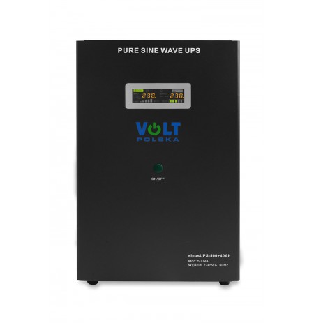 SINUS UPS 500 + AKU 40AH (300/500W) EMERGENCY POWER SUPPLY