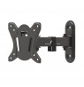 Maclean MC-416 TV Monitor Wall Mount 13"-32" 30kg Tilt Rotate max. VESA 100x100 Black Powder Coating LED OLED LCD Universal Brac