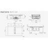 Hob and Hood (2in1) ELICA NIKOLATESLA FIT XL RAW BR/A/83