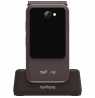 myPhone Harmony LTE Praline Collection | Brown | 2.8+1.44 " | IPS | 48 MB | 128 MB | Single SIM | MicroSD | 3G | Bluetooth | 5.1