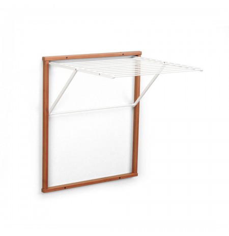 ARREDAMENTI KLEDY Wall-mounted drying rack - 80 x 69 cm, Brown