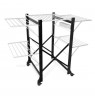 ARREDAMENTI ALIANTE Drying rack - 132 x 105 cm, Black