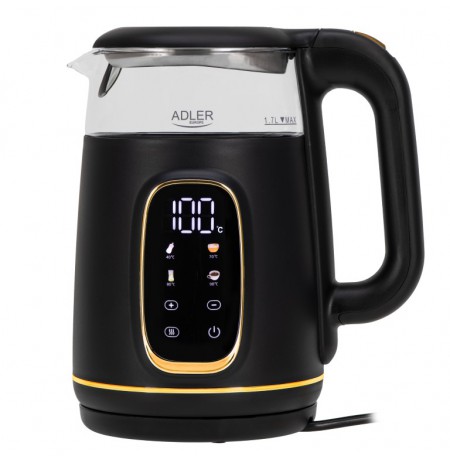 Elektr.vird.su temp.reg 1.7 L Adler AD-1305 juodas