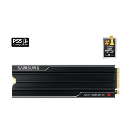 Samsung 9100 PRO With Heatsink | 1000 GB | SSD form factor M.2 2280 | Solid-state drive interface PCIe 5.0 NVMe | Read speed 148