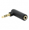 Cablexpert | 3.5 mm Stereo Audio Right Angle Adapter | A-3.5M-3.5FL