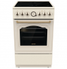 Gorenje | Cooker | GECS5B70CLI | Hob type Vitroceramic | Oven type Electric | Beige | Width 50 cm | Depth 59.4 cm | 70 L