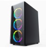 Gembird CCC-FC-1500RGB midi-tower ATX case FORNAX 1500RGB - 3x RGB LED fan, 2x USB 3.0, 2x USB 2.0, glass front panel, acrylic s