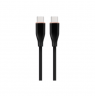 Cablexpert Premium Silicon Type-C Power Delivery (PD) Charging and Data Cable, 1.5 m | CC-USB2S-CMCM-1.5M-BK