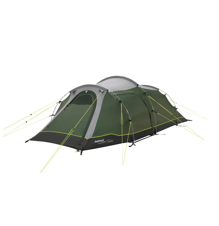 Outwell Two Room Tunnel Tent | Earth 3 Plus | 3 person(s) | Green