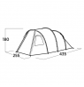 Easy Camp Family tent | Hidra 4 | 4 person(s) | Green