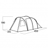 Easy Camp Family tent | Hidra 5 | 5 person(s) | Green
