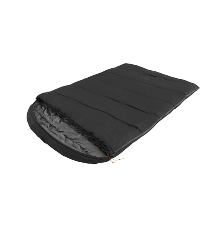 Easy Camp Raven Square Double 5°C | Sleeping Bag | 220 x 150 cm | -9 to 10 °C | Two-way open-end, L-shaped, autolock