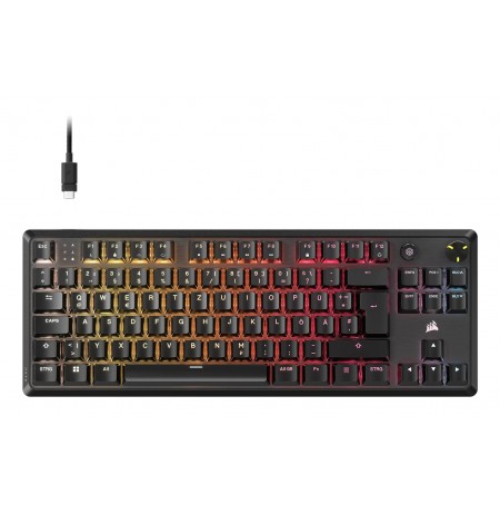 Corsair K70 CORE TKL keyboard Gaming USB QWERTZ German Black