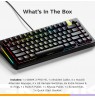 Glorious GMMK 3 Pro HE 75% Gaming Keyboard - Pre-Built, ANSI (US), Fox HE Switches, Black