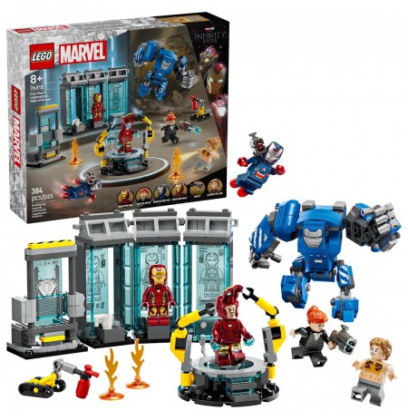 LEGO MARVEL 76315 Iron Man’s Laboratory: Hall of Armor