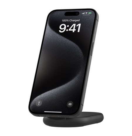 Belkin BoostCharge Headphones, Smartphone Black USB Wireless charging Fast charging Indoor