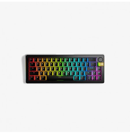 Glorious GMMK 3 Pro HE Wireless 65 % Custom Gaming-Keyboard - Pre-Built, ANSI (US), Fox HE Switches, black