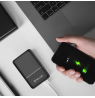 Tellur 5000mAh power bank 2xUSB+USB-C+MicroUSB black