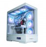Zalman P50 DS  White, ARGB Fan x4