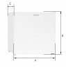 Manta MM515PWH Fridge 46L White