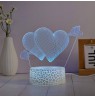Manta SNL115RGB LED lamp Light decoration Heart RGB 3D