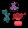 Manta SNL115RGB LED lamp Light decoration Heart RGB 3D